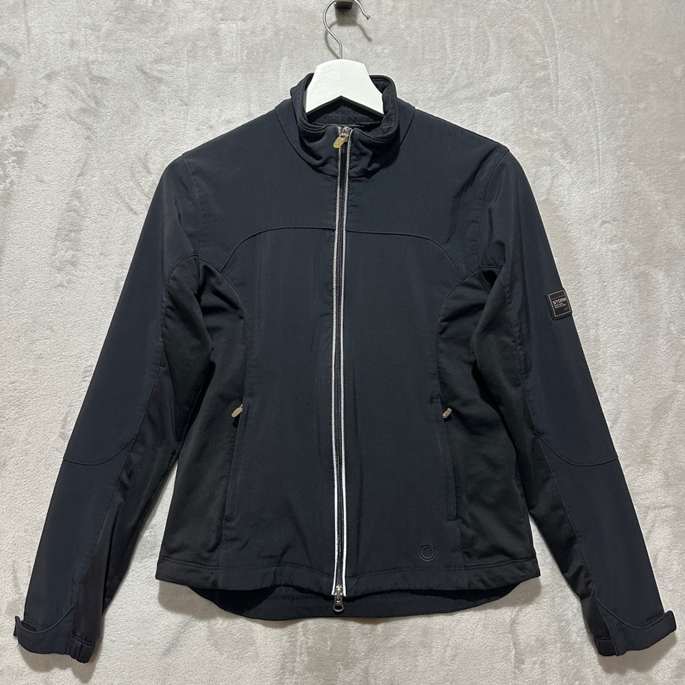 Nike Sphere Storm Weather Protection Jacket Womens Small Black Full Zip Running